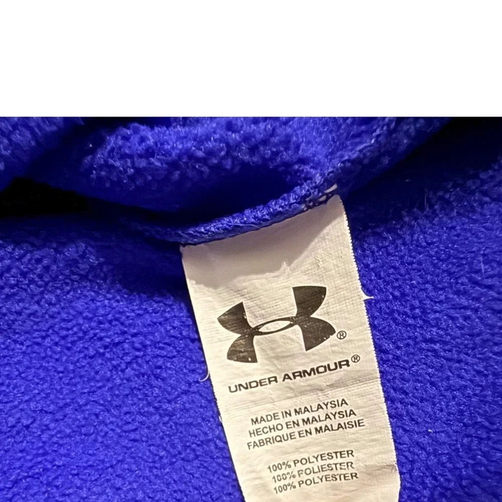 Under Armour Kids 5 Blue Graphic Logo Pullover Hoodie Sweatshirt 27D2410951‎